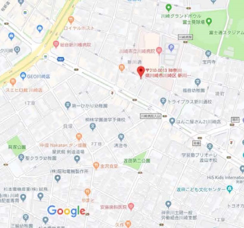 川崎本社地図